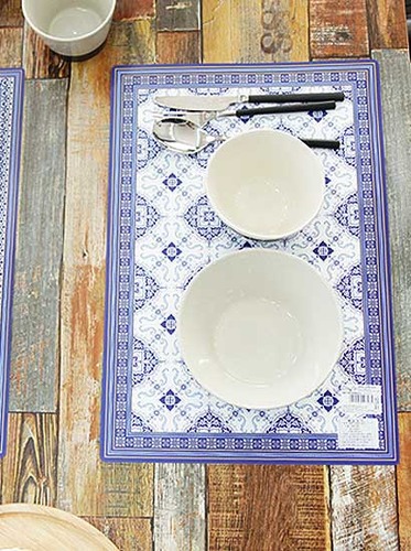 이탈리아산 디아망 양면 테이블 매트 2디자인